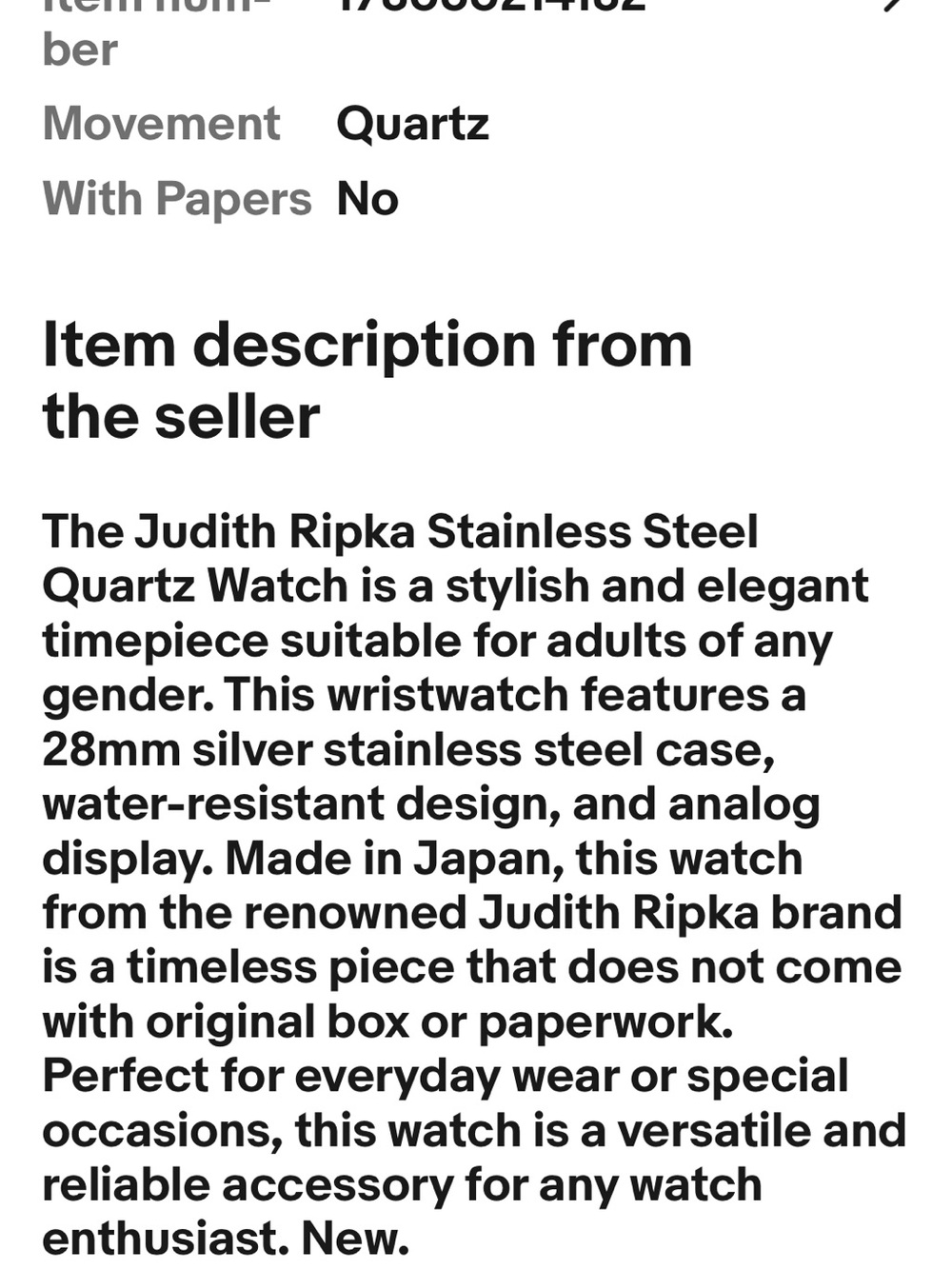 Judith Ripka Blue Topaz & Mother-ofPearl Stainless Steel Watch w/Quartz Movement - Picture 5 of 16